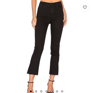 MOTHER black denim jeans